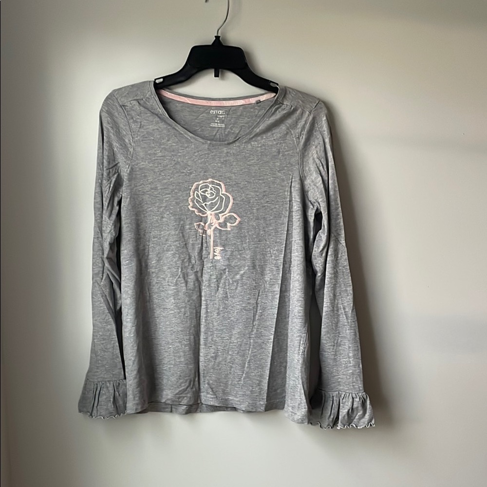 Shirt with Sleeve-Ruffled Details